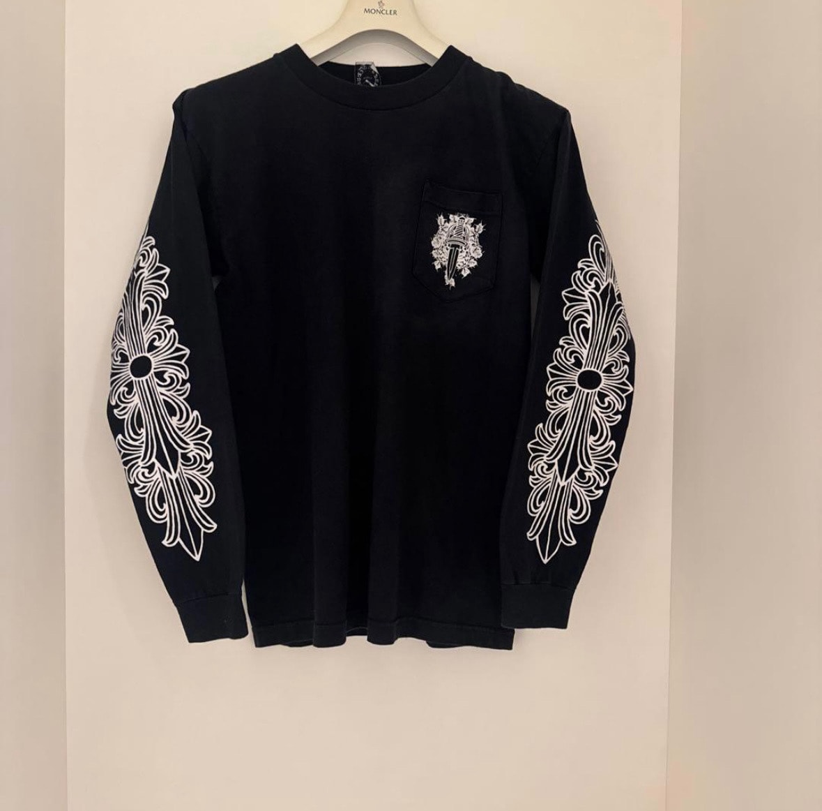【希少】Chrome Hearts OLD フローラルクロス ロンT