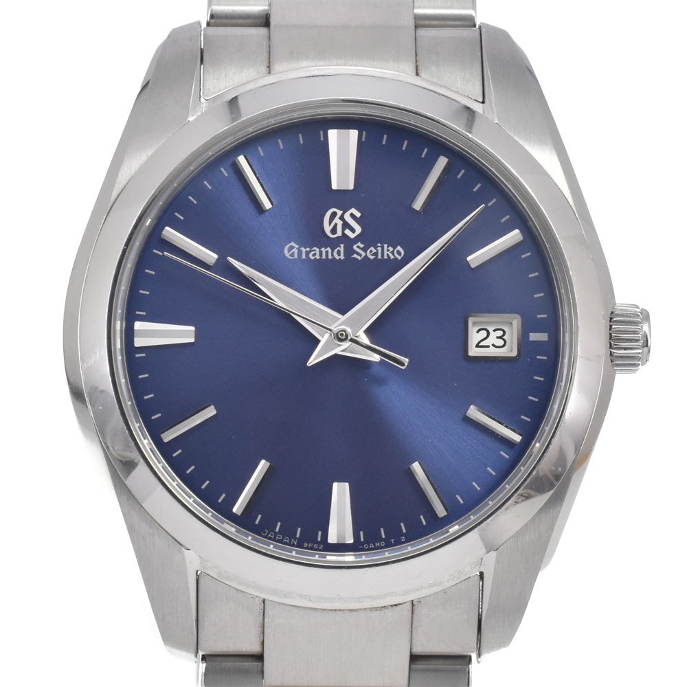 セイコー SEIKO SBGX265/9F62-0AB0 グランドセイコー デイト ブルー クォーツ メンズ 腕時計 D#147294