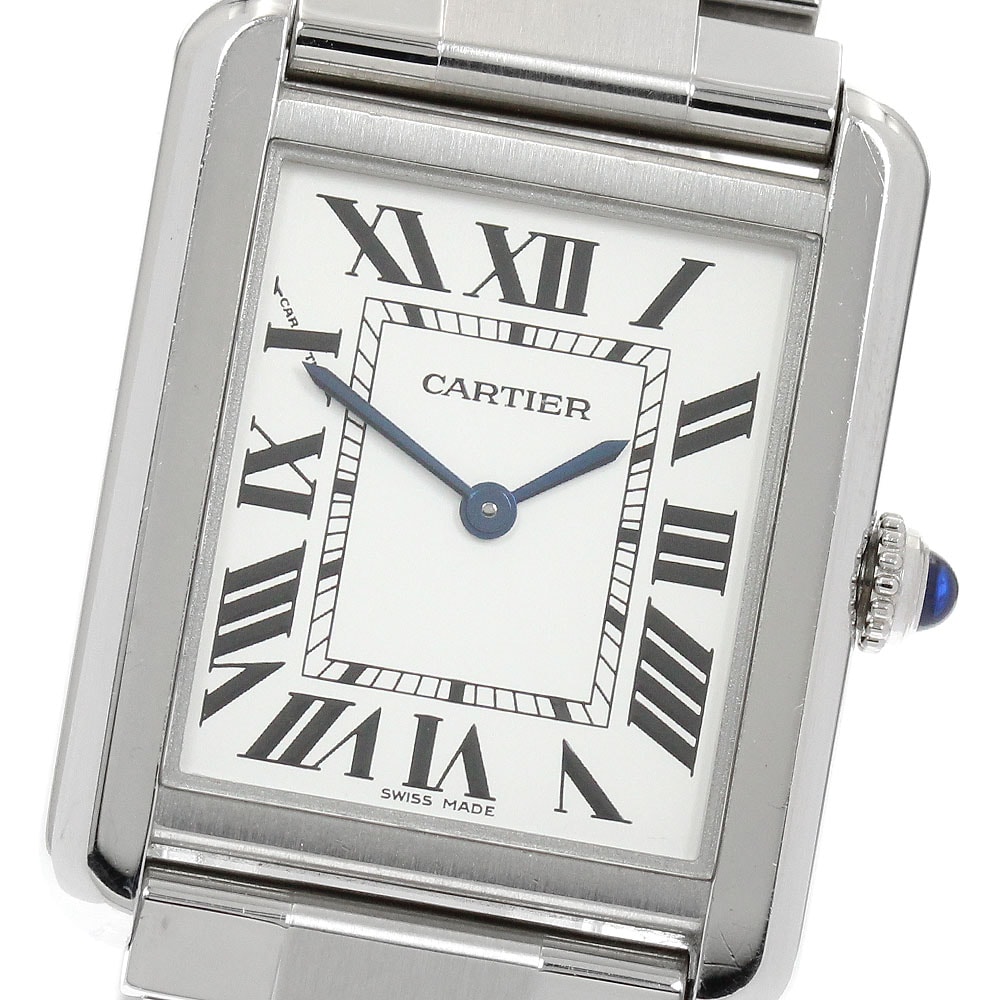 カルティエ タンクソロ SM  W5200013 レディース 【中古】