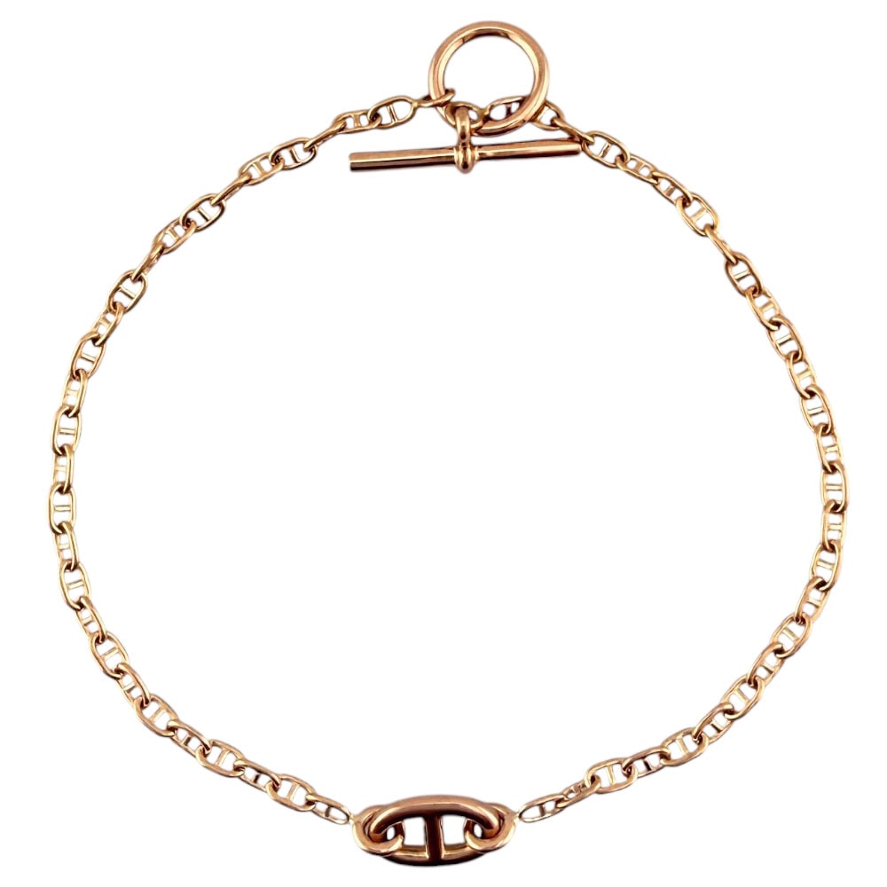 Hermes New Farandole Bracelet Very Small Model "Rose Gold"