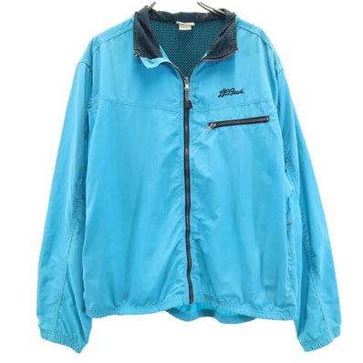 L.L.Bean エルエルビーン 80s USA製 ヴィンテージ ウインドブレーカー XL 水色 ジャケット アウトドア