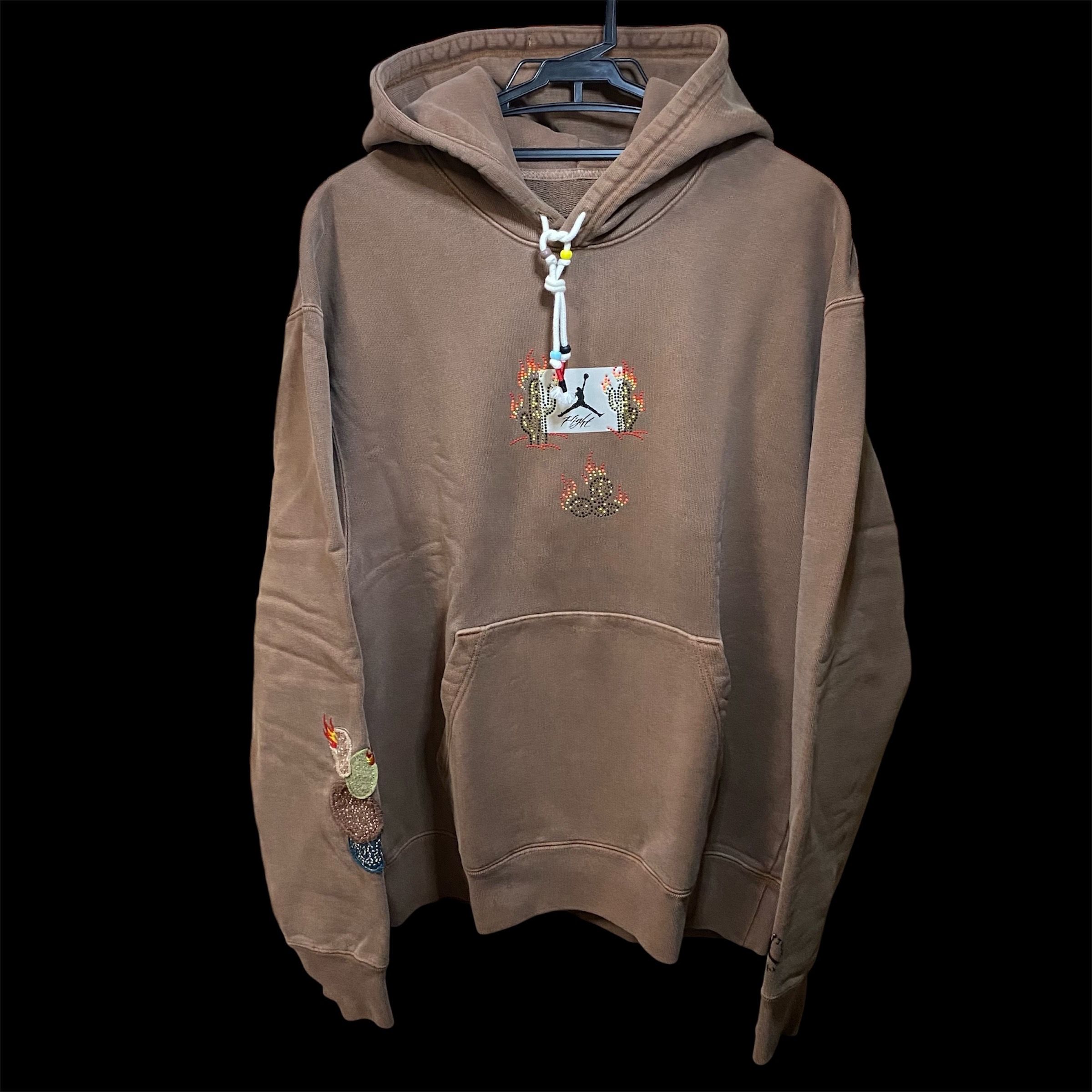 Travis Scott x Air Jordan Brand M J TS Hoodie "Archaeo Brown"