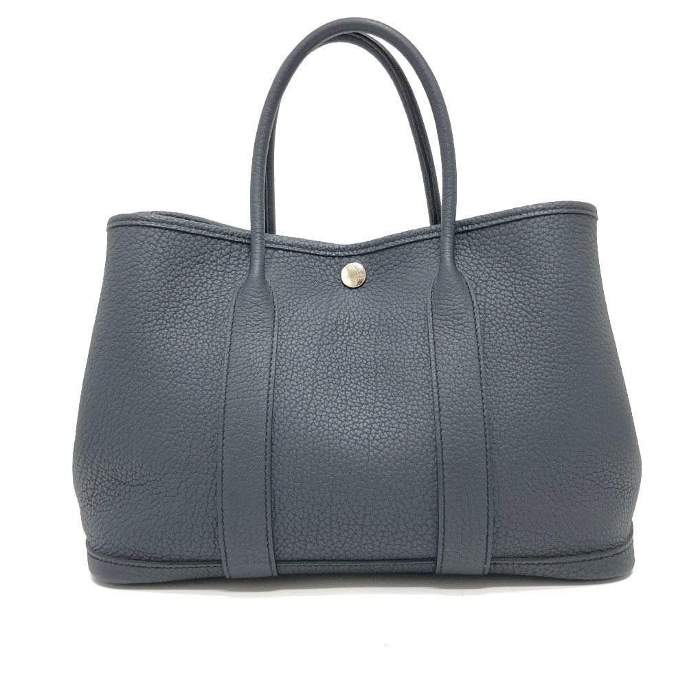 エルメス HERMES ガーデンパーティTPM ネゴンダ ガーデンパーティ TPM ハンドバック カバン バック トートバッグ ショルダーバッグ ハンドバッグ レザー Z刻刻 ブラック 新品同様