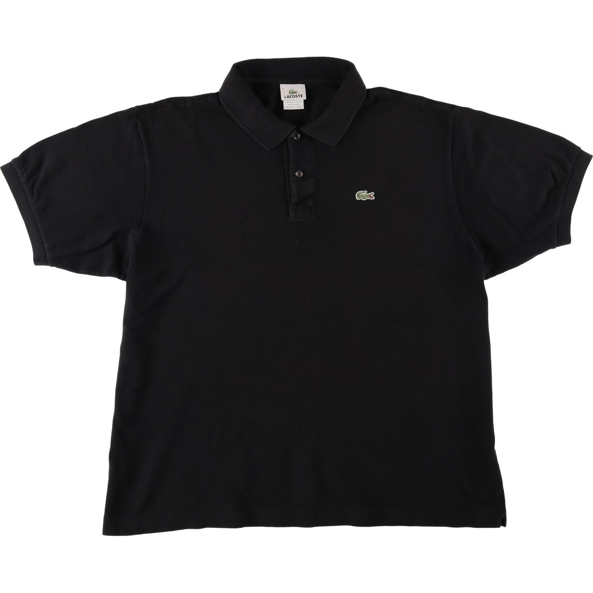 D (傷や汚れあり)】古着 ラコステ LACOSTE フランス企画 半袖