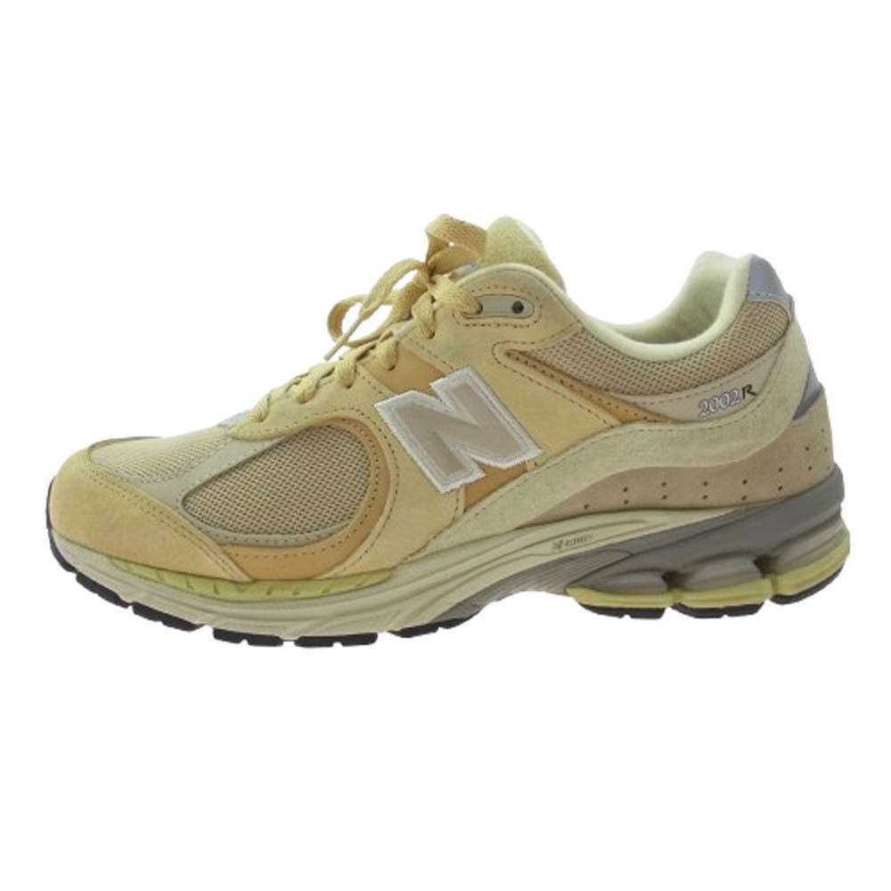 AURALEE オーラリー スニーカー M2002RE1 New Balance 2002R Yellow Beige ニューバランス イエロー ベージュ ベージュ系 28cm【中古】
