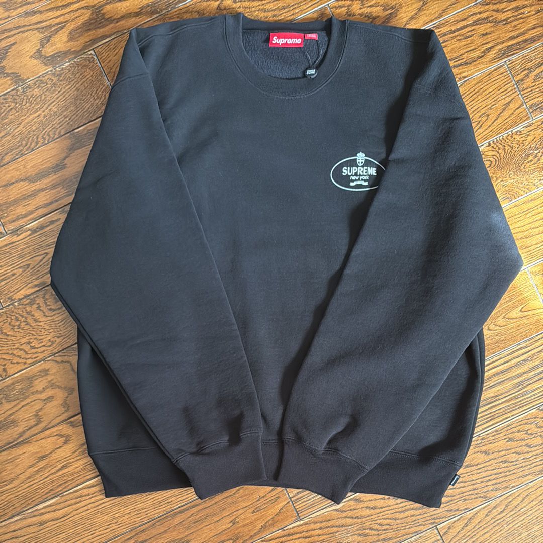 Supreme Crest Crewneck "Black"