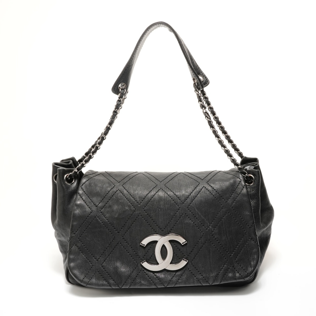 シャネル CHANEL 10番台 2005-2006 ワイルドステッチ クルーズライン ショルダーバッグ【中古】
