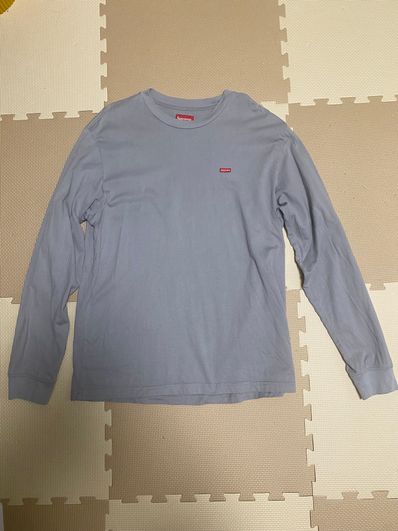 Supreme Small Box L/S Tee "Grey"(21SS)