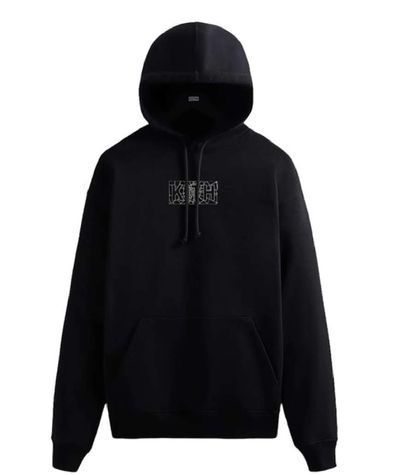Marvel x Kith Spider-Man Web Logo Hoodie "Black"