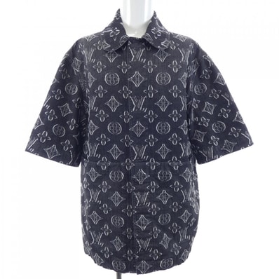 ルイヴィトン LOUIS VUITTON モノグラムショートスリーブシャンブレーシャツ HPS73WARS S/Sシャツ