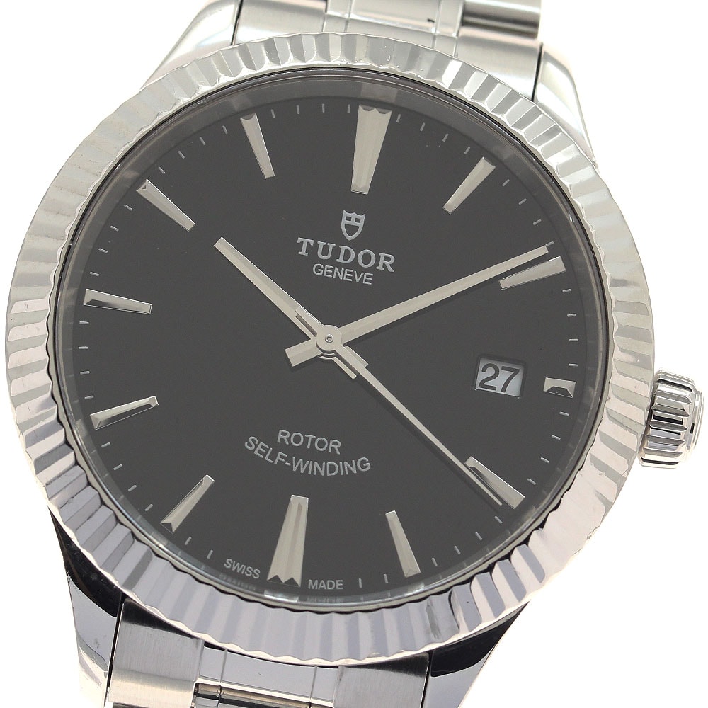 ★保 チュードル スタイル  WGベゼル デイト 12510 メンズ 【中古】