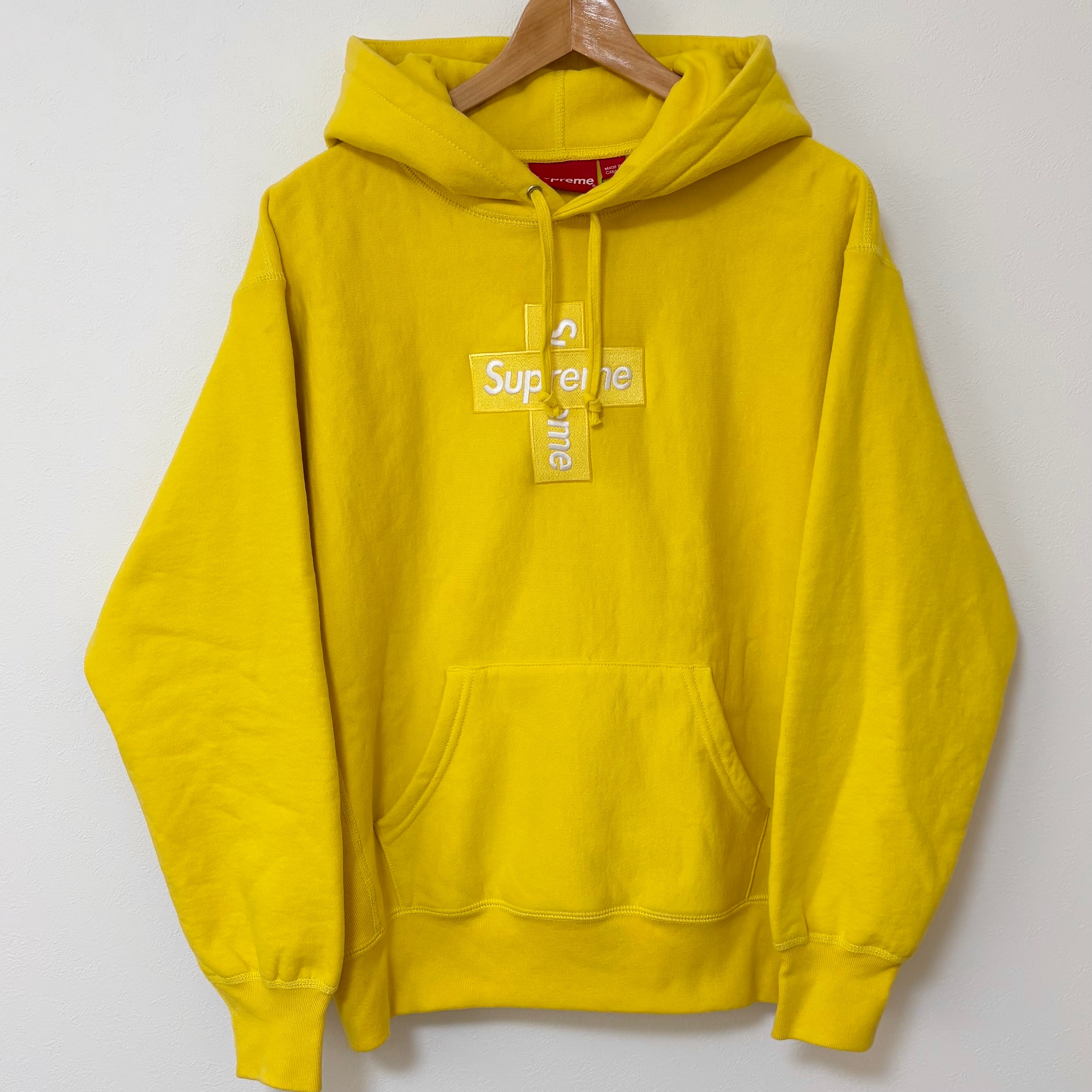 Supreme Cross Box Logo Hooded Sweatshirt 