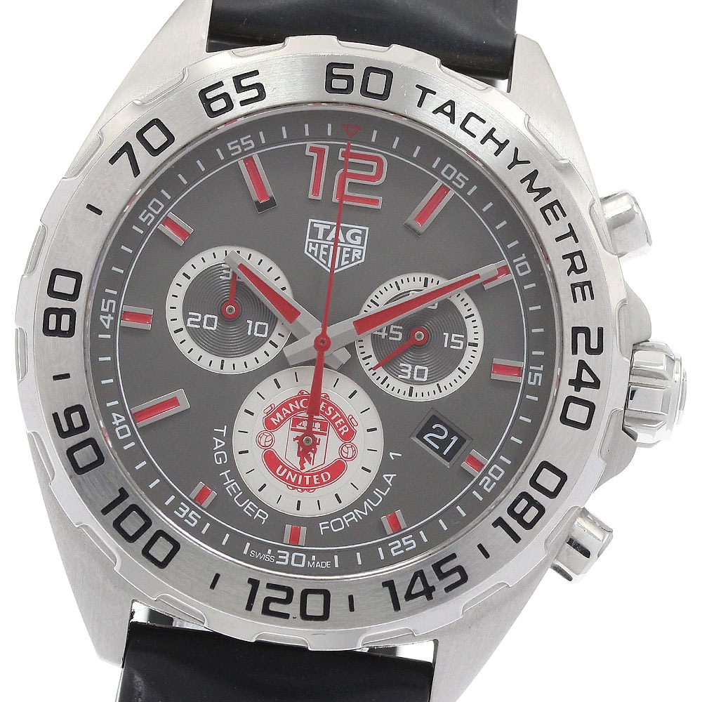 タグホイヤー フォーミュラ1 マンチェスターユナイテッド メンズ 【中古】