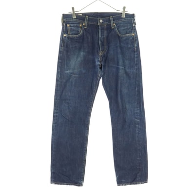LEVI'S PREMIUM リーバイスプレミアム ストレートデニムパンツ L ブルー系