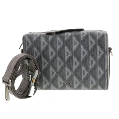 Dior ディオール ランゴ22 CDダイヤモンド ショルダーバッグ ショルダーバッグ 1ADPO249CDP PVC グレー レディース【中古】