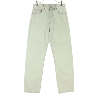 美品 ZARA ザラ デニムパンツ 36 ライトグレー