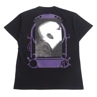 RAF SIMONS ラフシモンズ 半袖Tシャツ サイズS カットソー トップス コットン ブラック イタリア製 ブランド古着【中古】20250228/RA3614