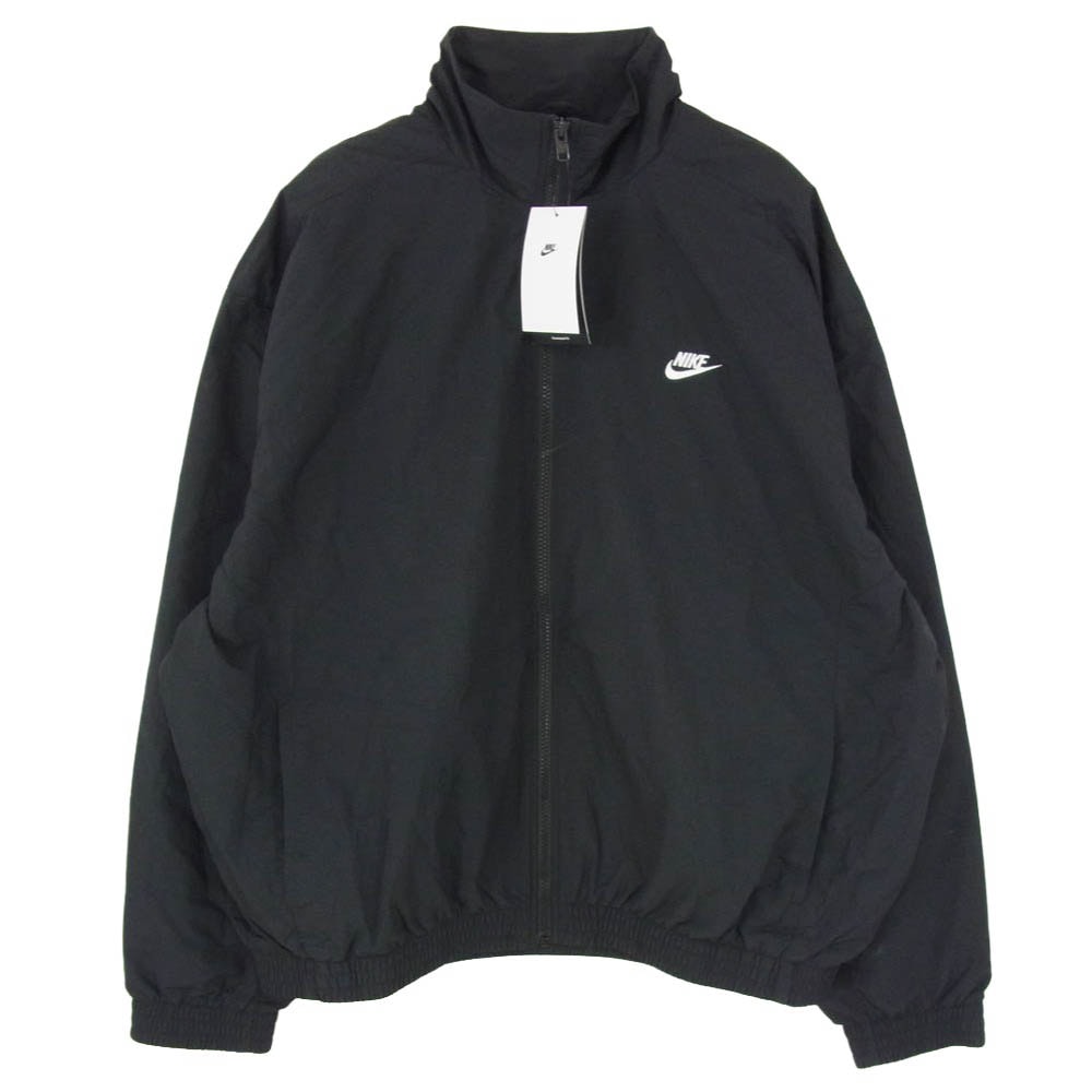 NIKE ナイキ HQ6110-010 クラブ オーバーサイズ ド ウーブン トラック ナイロン ジャケット ブラック系 L【新古品】【未使用】【中古】