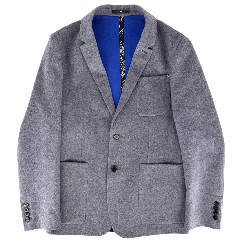 Berluti ベルルッティ アウター テーラードジャケット アパレル 服 48 グレー ブルー 青 ウール  カシミヤ   レディース 春 秋 美品【中古品】
