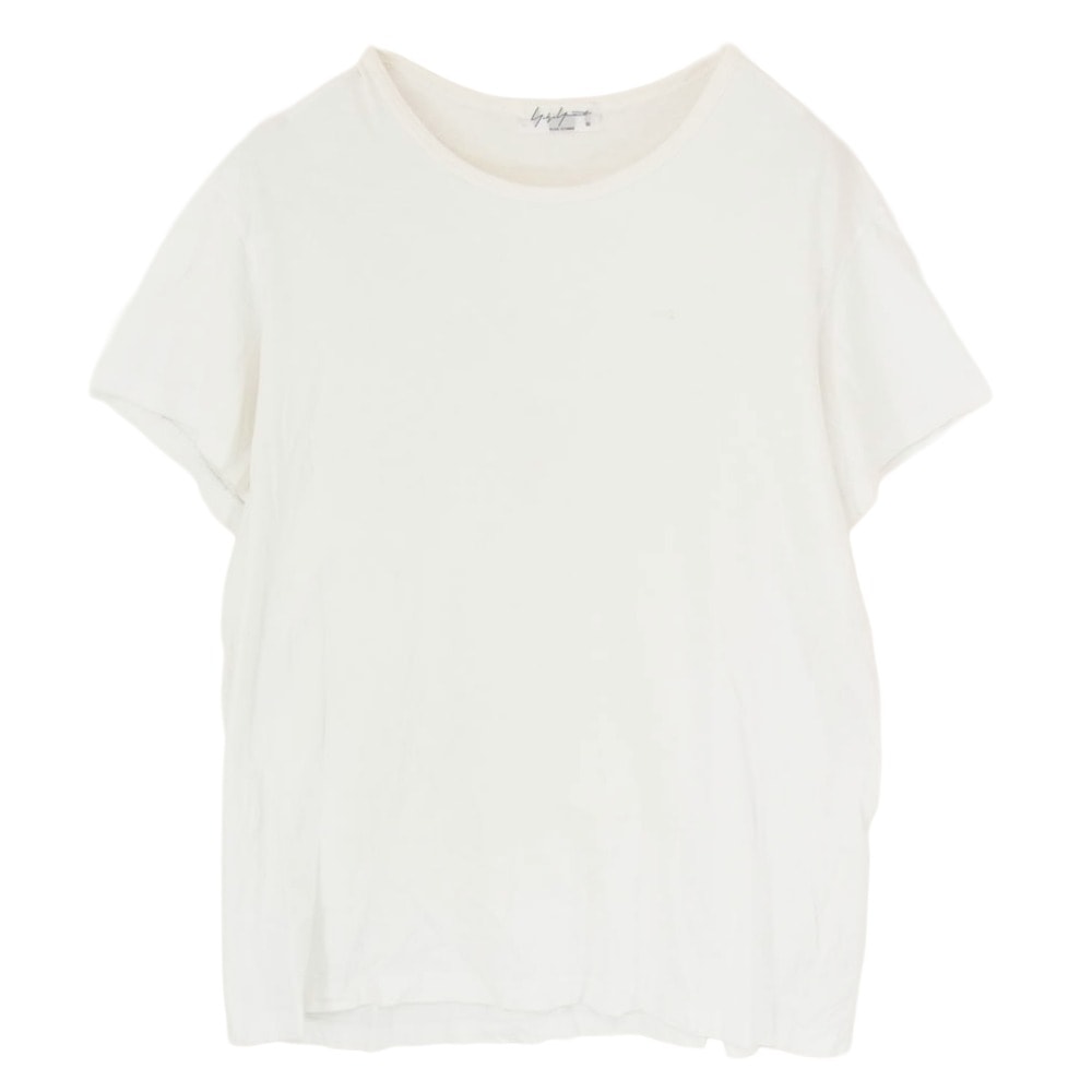 Yohji Yamamoto POUR HOMME ヨウジヤマモトプールオム カットソー 20AW HR-T02-070 カルティマ天竺 丸首半袖 Tシャツ カットソー ホワイト系 3【中古】