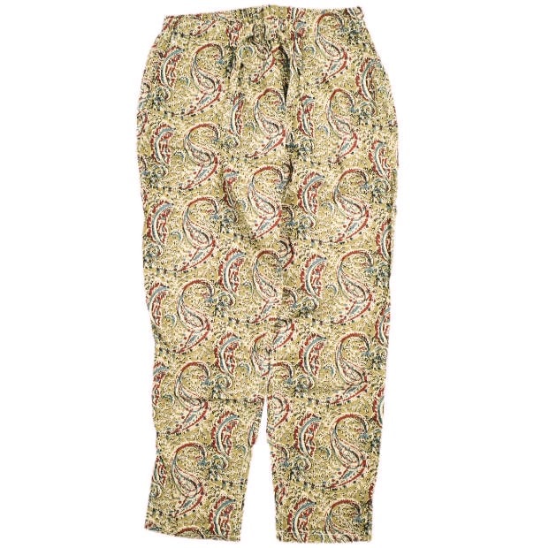 South2 West8 サウスツーウェストエイト S2W8 String Slack Pant - Printed Paisley ペイズリー ストリングスラックパンツ GL828 S Khaki イージー ボトムス g25361