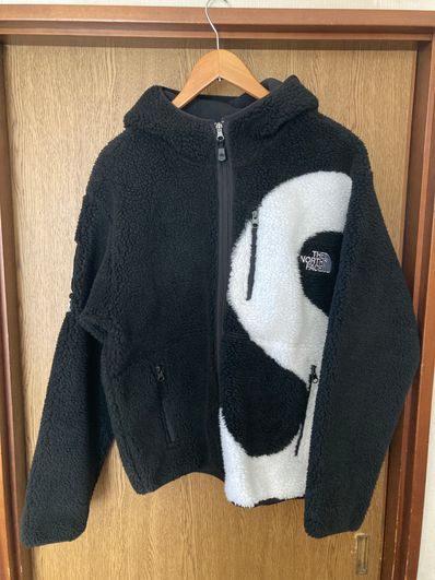 Supreme x The North Face S Logo Hooded Fleece Jacket "Black"