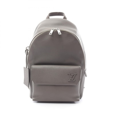 ルイ・ヴィトン LOUIS VUITTON テイクオフ バックパック リュックサック バックパック バッグ レザー アエログラム メンズ カーキ系 M21362 【中古】
