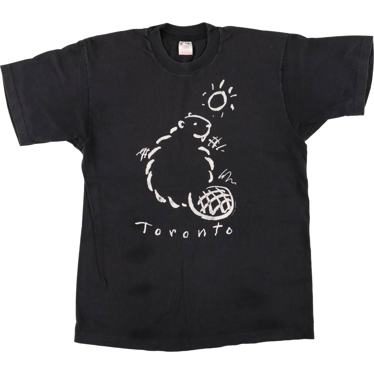 古着 90年代 フルーツオブザルーム FRUIT OF THE LOOM プリントTシャツ USA製 メンズL相当 ヴィンテージ/eaa588358