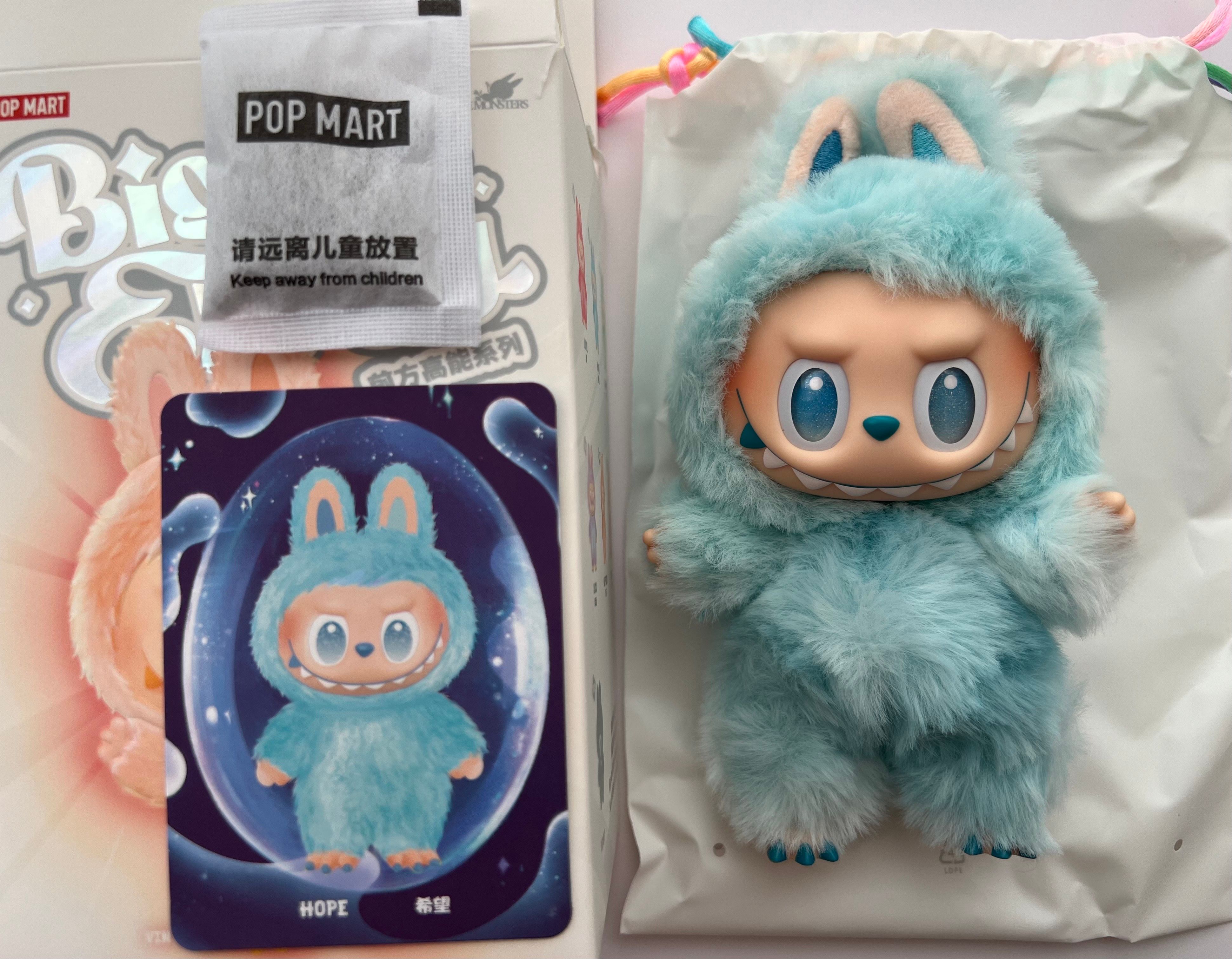 POP MART THE MONSTERS (LABUBU) Big into Energy Series Plush Pendant HOPE