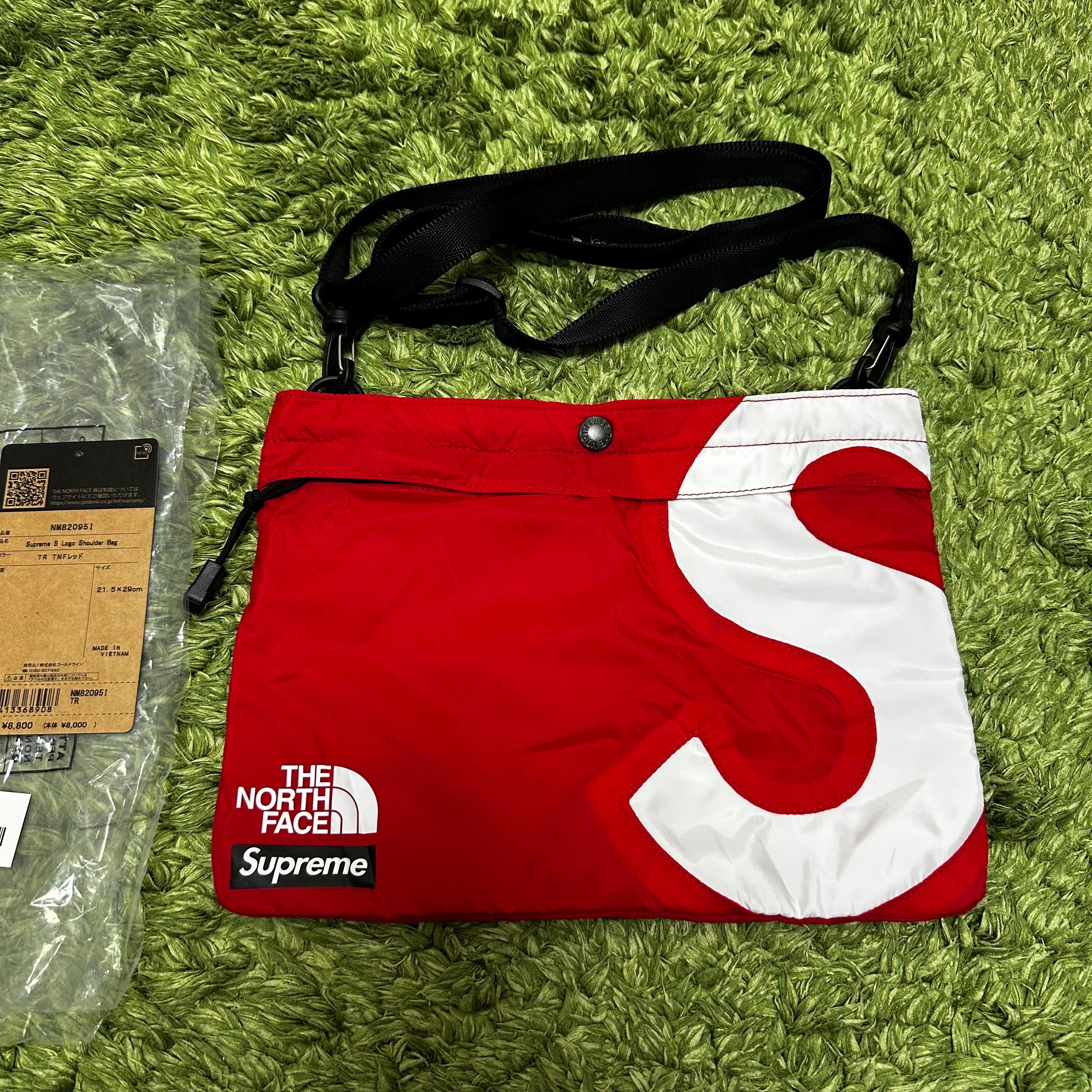 Supreme x The North Face S Logo Shoulder Bag "Red"