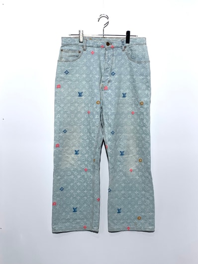 Tyler, The Creator x Louis Vuitton Monogram Denim Pants "Indigo"