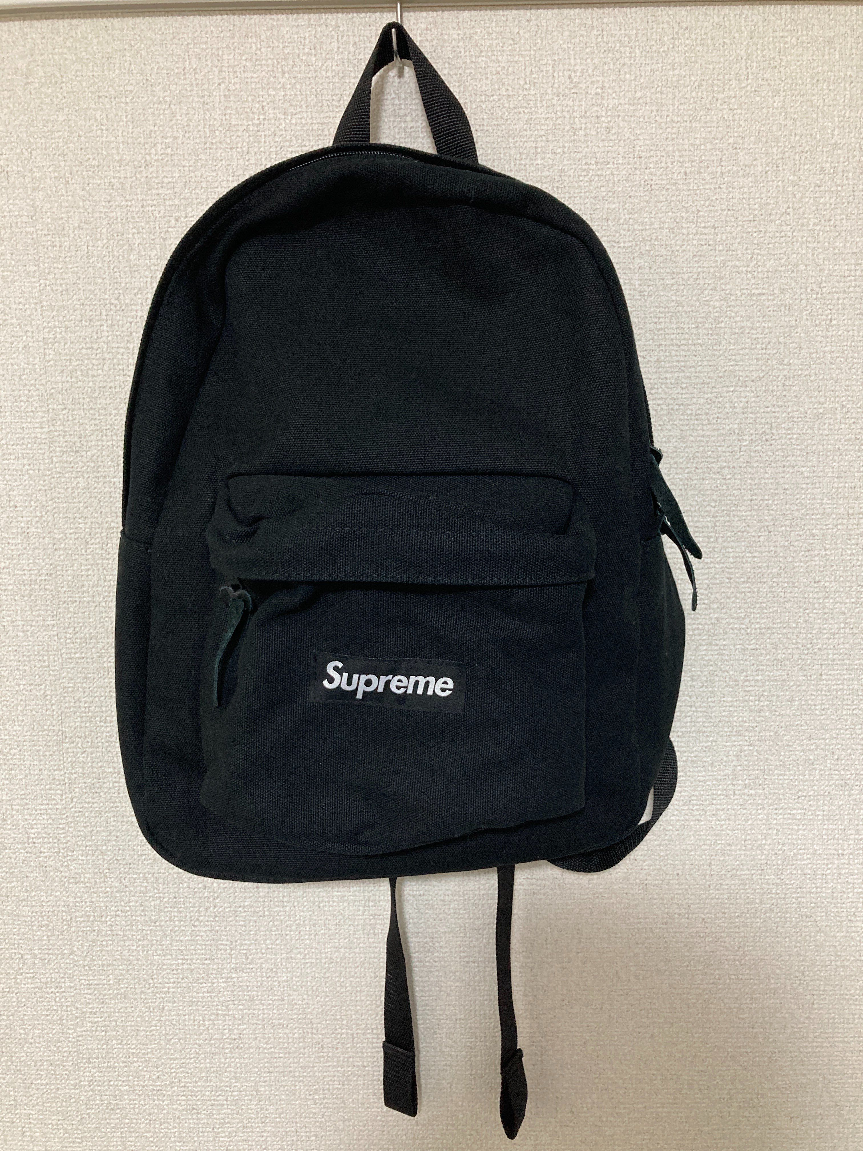 Supreme Canvas Backpack "Black"