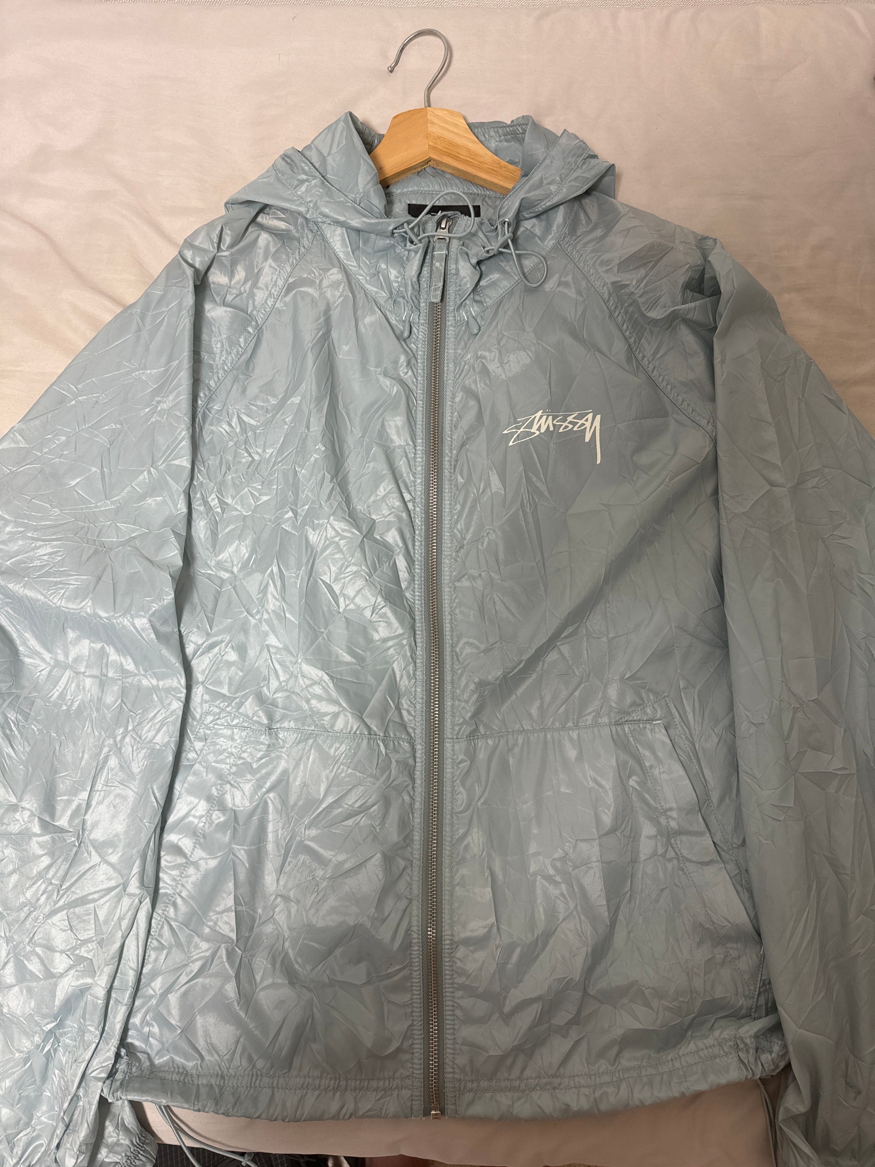 Stussy Beach Shell Wrinkled Nylon "Slate"