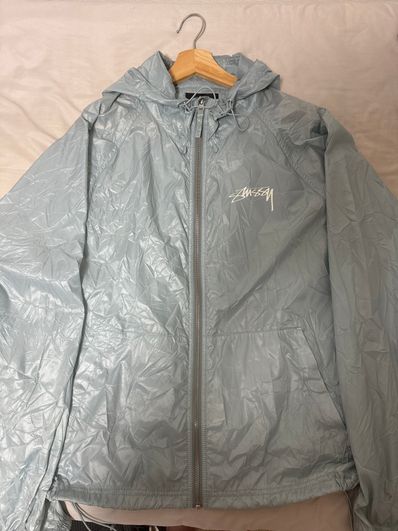 Stussy Beach Shell Wrinkled Nylon "Slate"