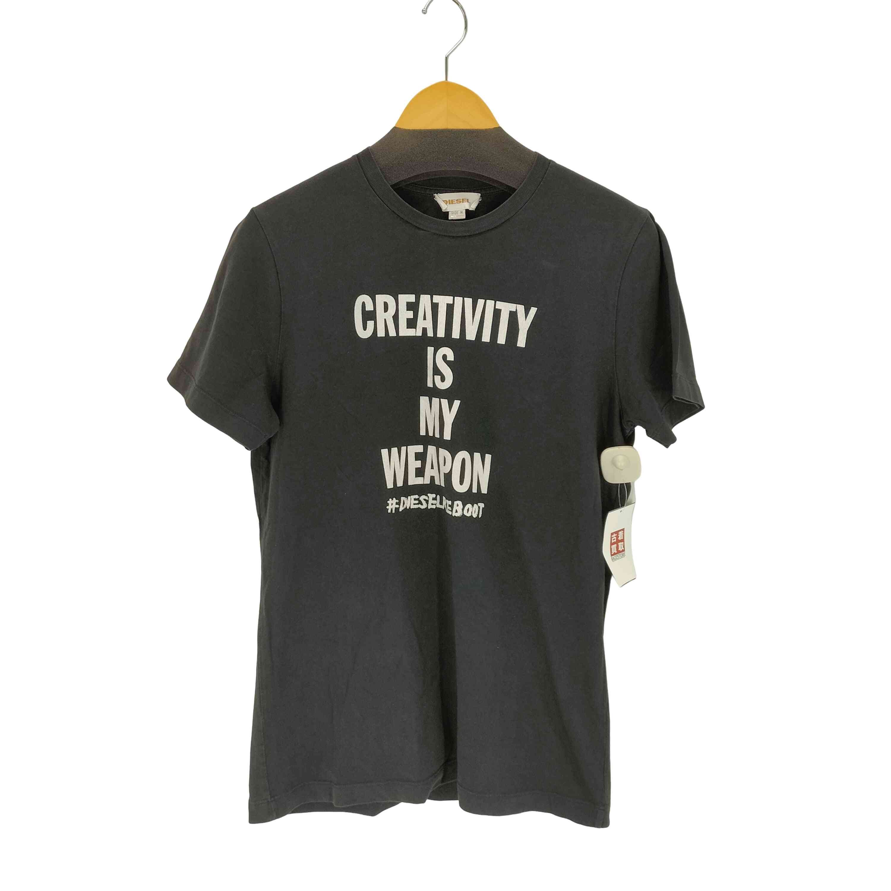 プリントクルーネックTシャツ【1139891220620】