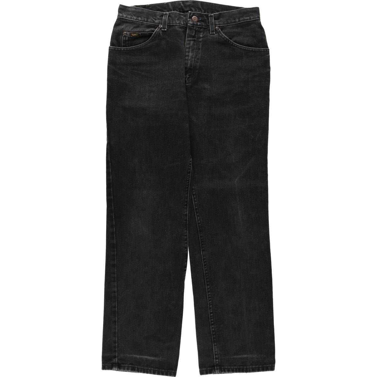 古着 90年代 リー Lee ブラックデニム ストレートデニムパンツ メンズw33相当/eaa569504