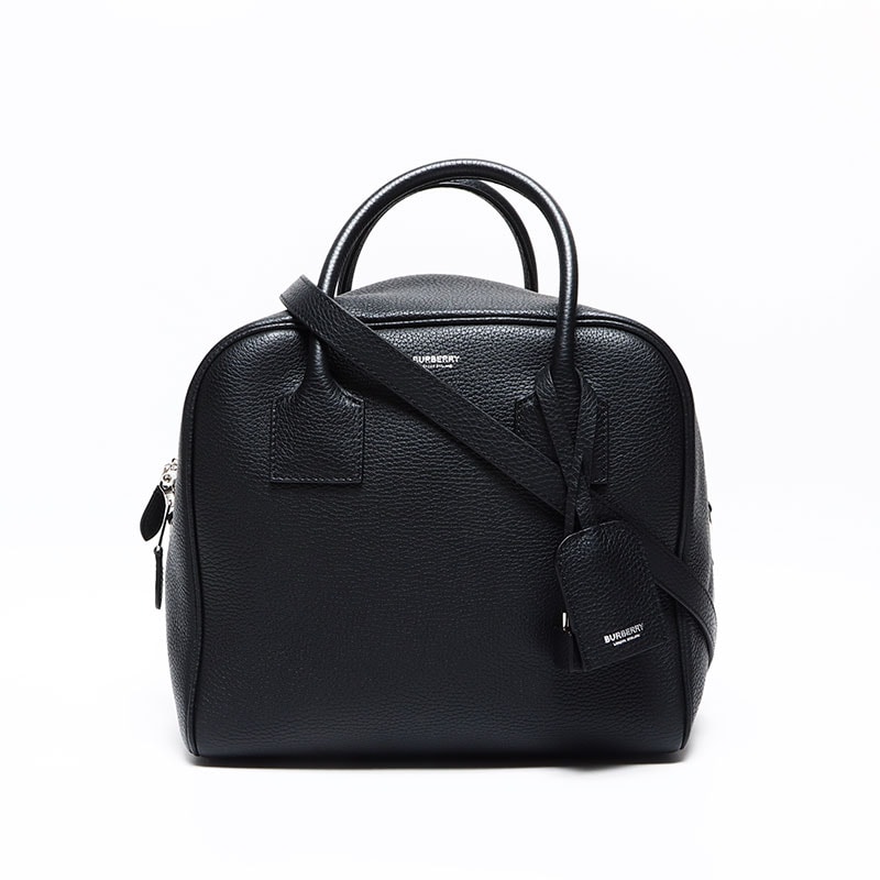 バーバリー BURBERRY レザー ボストンバッグ【中古】