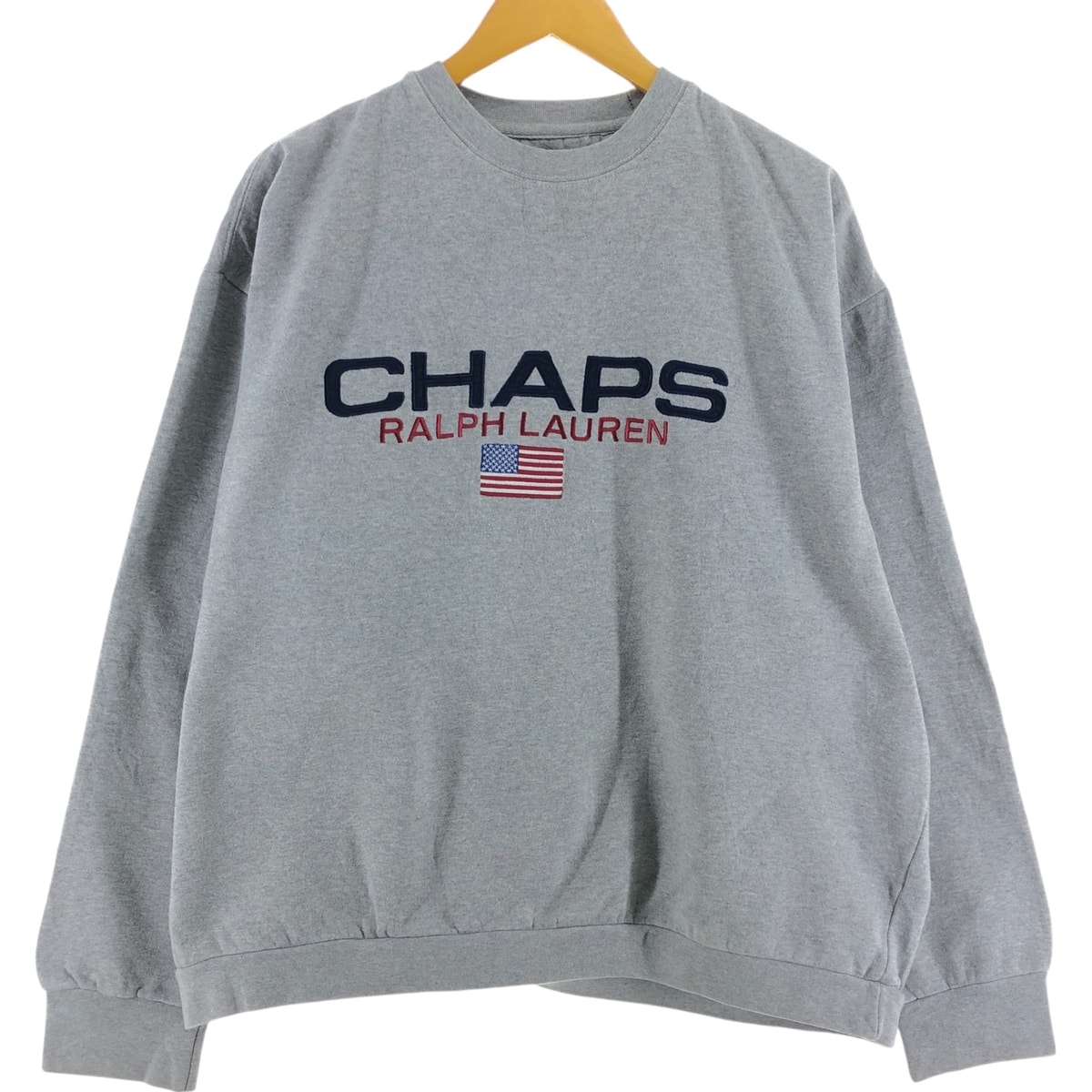 古着 ラルフローレン Ralph Lauren CHAPS チャップス ロゴスウェットシャツ トレーナー メンズXL相当 ヴィンテージ/eaa523717
