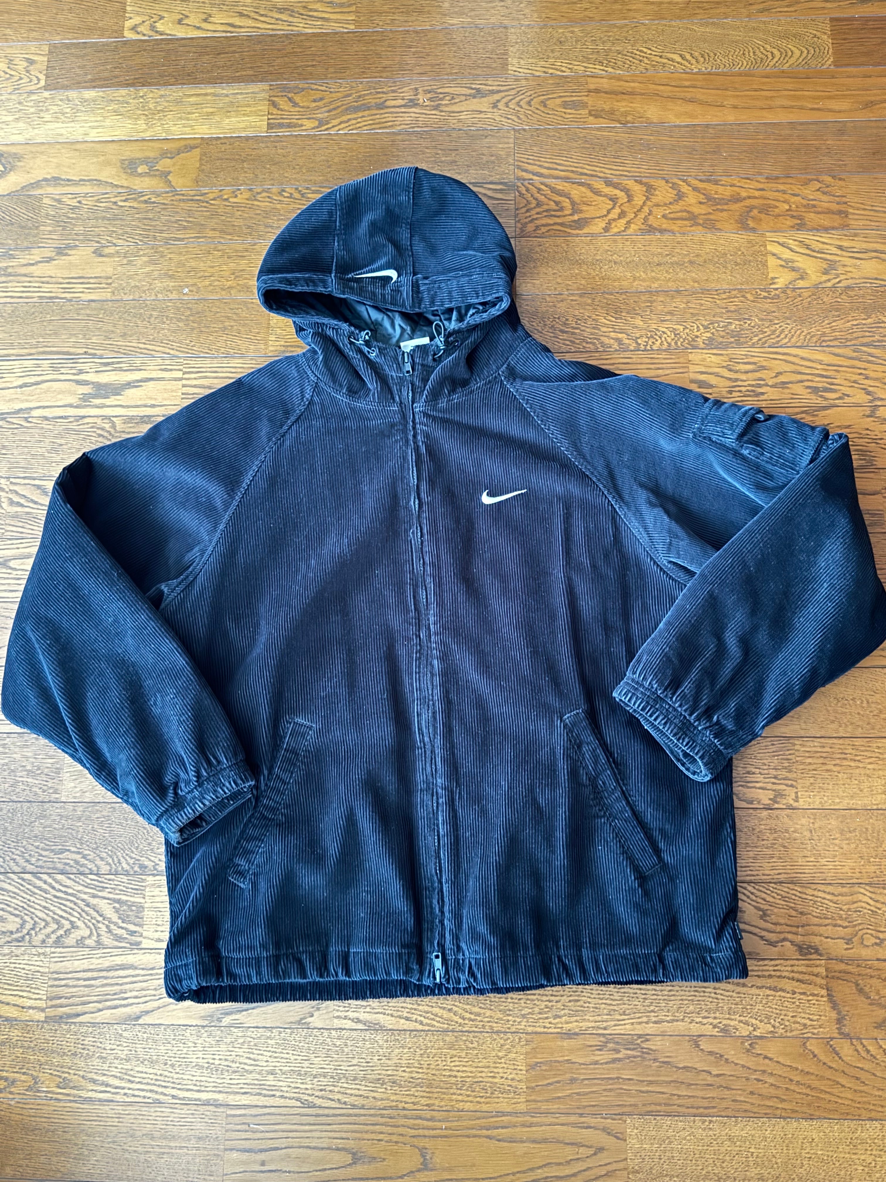 Supreme / Nike Arc Corduroy Hooded Jacket "Black"