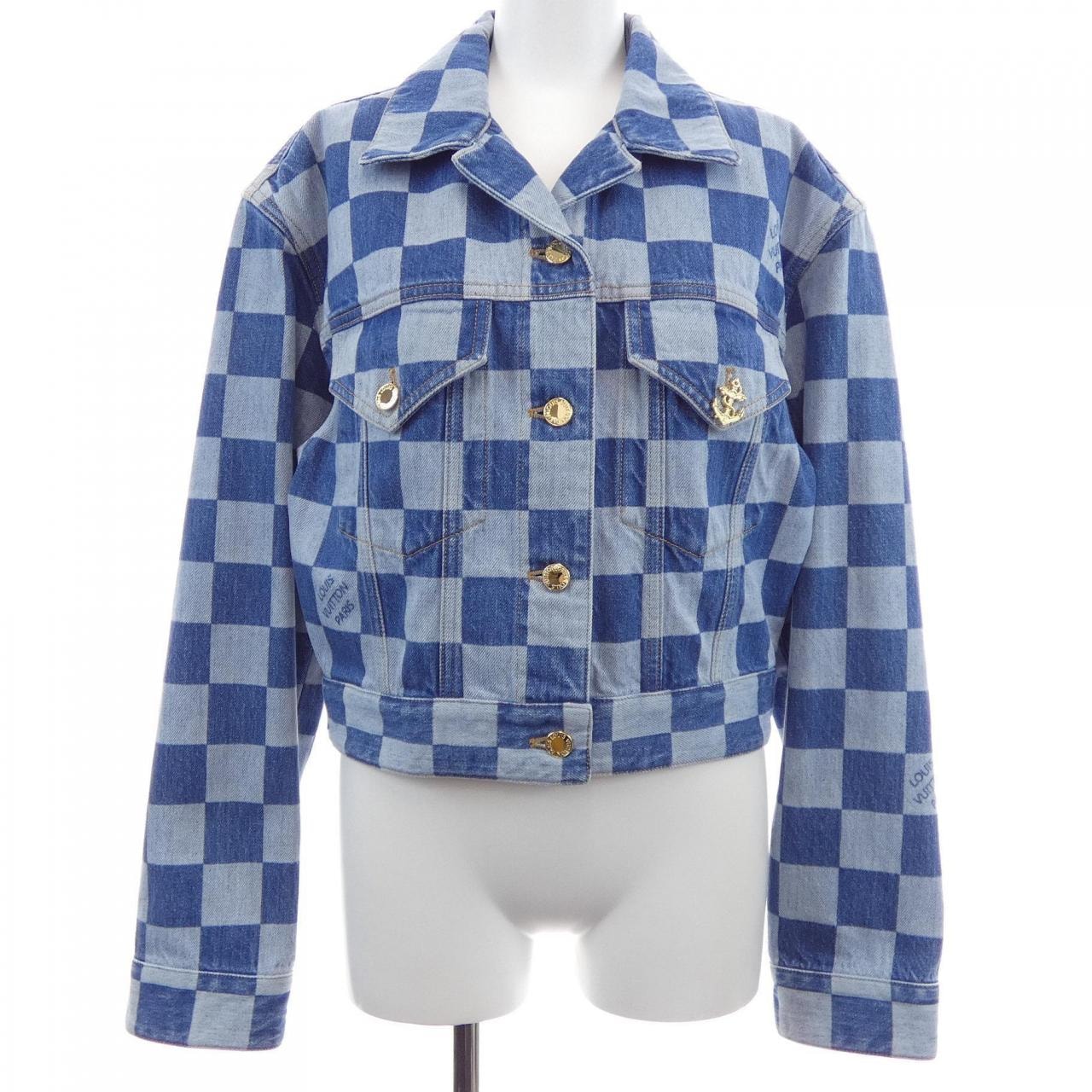 ルイヴィトン LOUIS VUITTON ダミエデニムジャケット FQJA59RXZ デニムジャケット