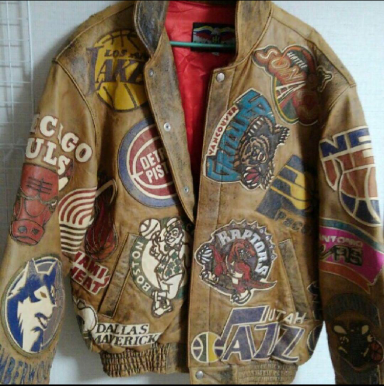 ジェフハミルトン　jh Design　NBA チームロゴ　ジャケット　ジョーダン