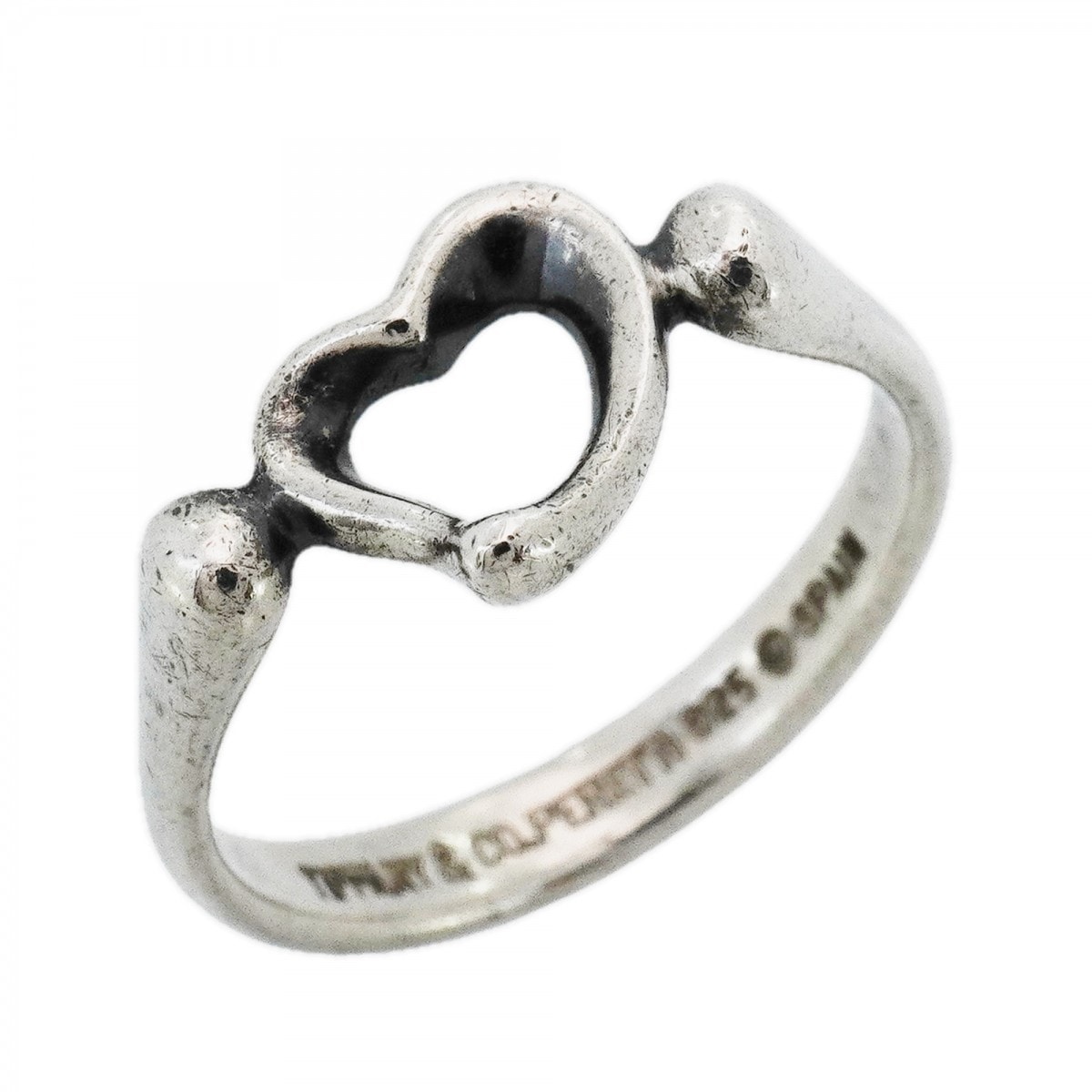 ★SALE【6jcb0435】ティファニー リング オープンハート シルバー925 11.5号【中古】レディース