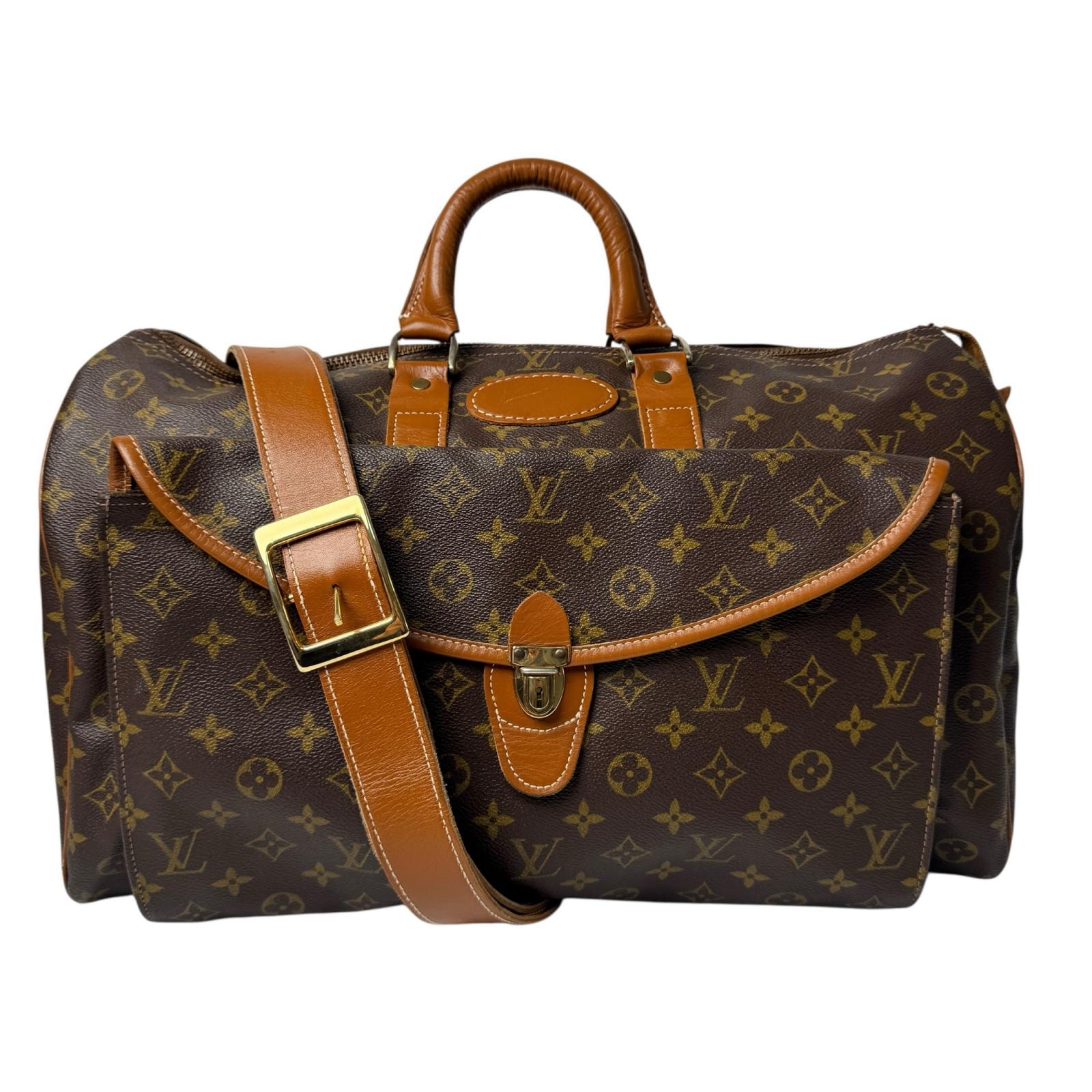 激レア ルイヴィトン LOUIS VUITTON モノグラム ヴィンテージ ボストンバッグ USA製 斜めがけ クロスボディ レディース