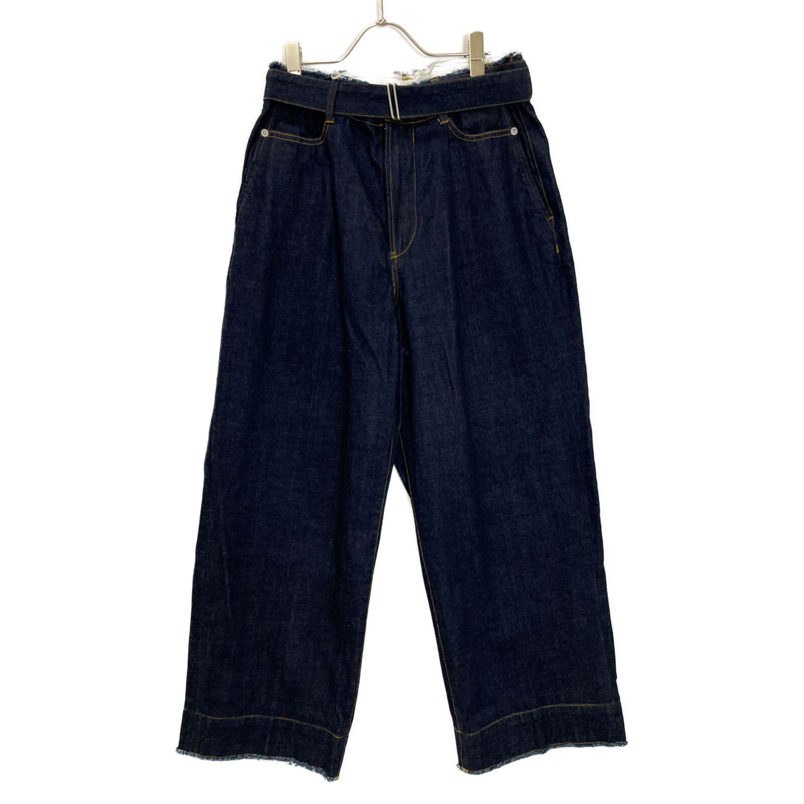 ヨーク YK22AW0405P CUT-OFF WIDE-LEGGED DENIM TROUSERS 2