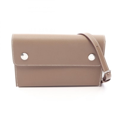 エルメス HERMES エルメスナップ トゥーゴー エトゥープ ショルダーバッグ バッグ レザー ヴォーエプソン エトゥープ W刻印(2024年製造) レディース グレー系 H085291CK18 【中古】