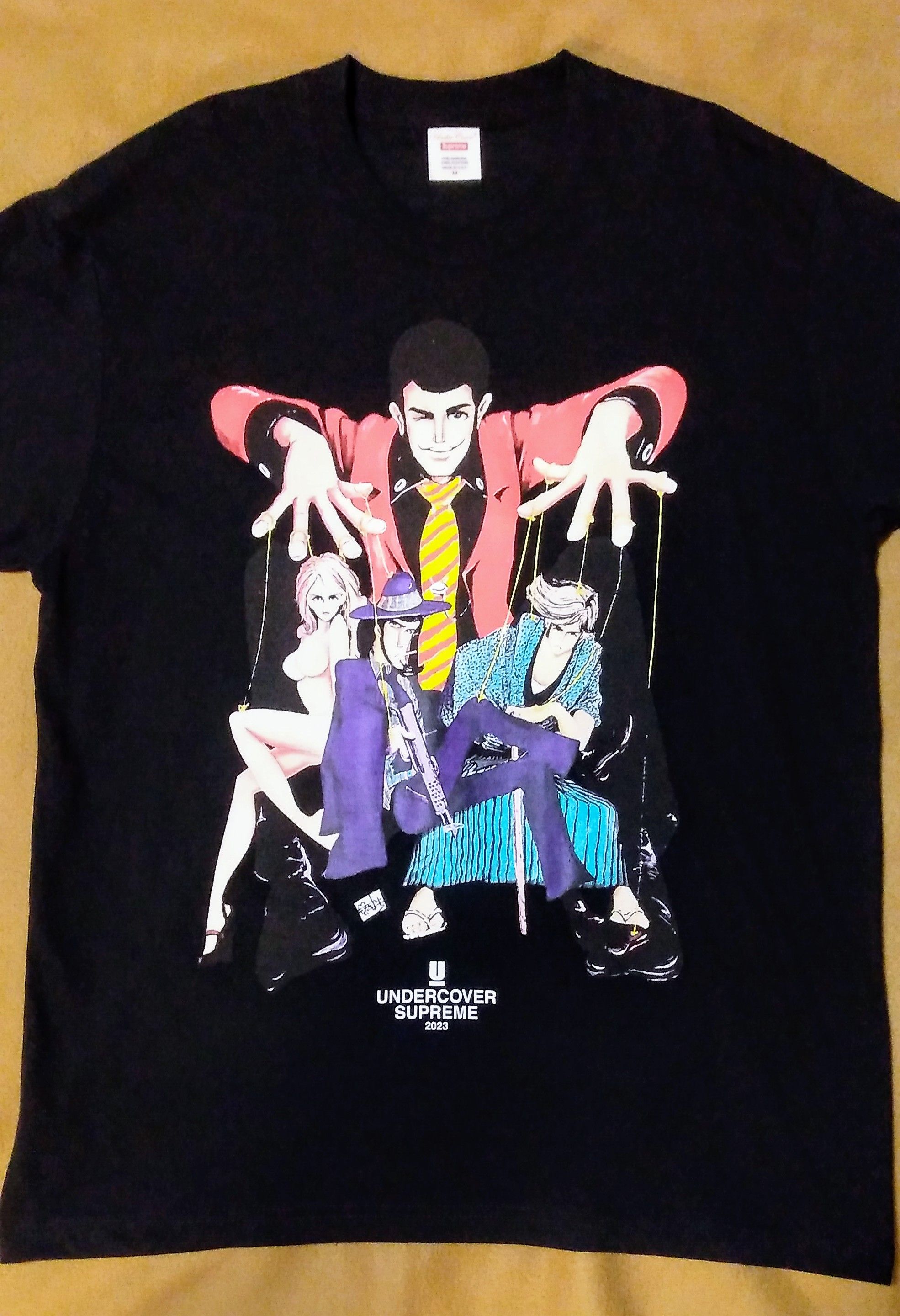 Supreme / Undercover Lupin Tee "Black"