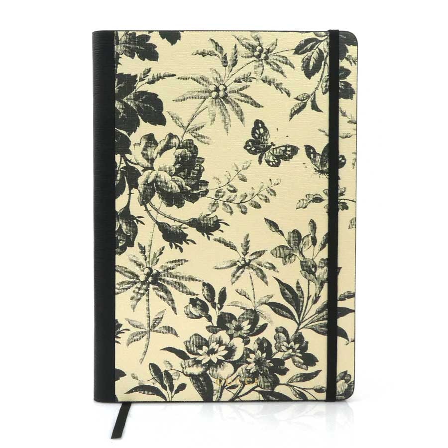 グッチ GUCCI ノート 紙 ブラック×アイボリー ユニセックス【中古】 56280a