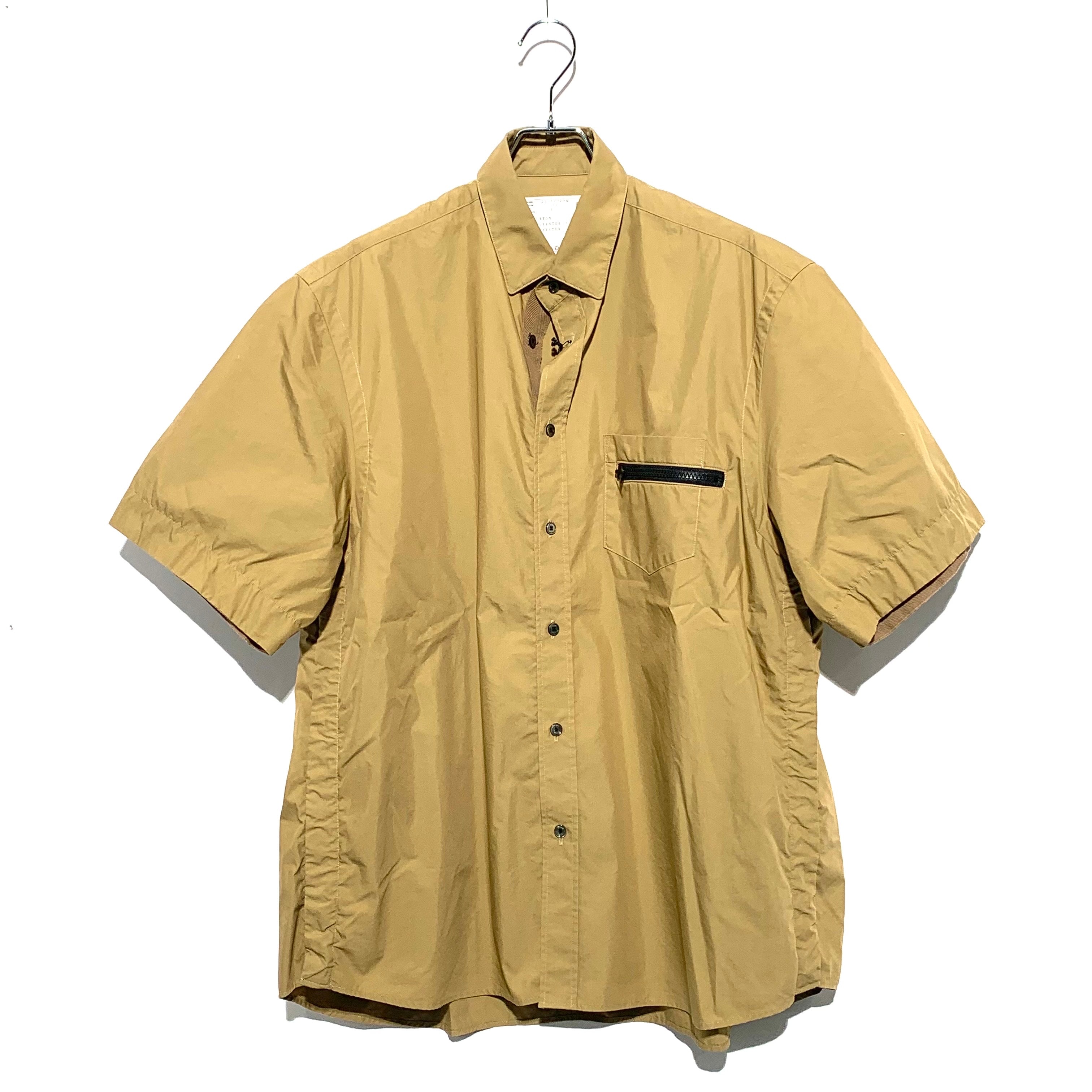 Sacai 22SS cotton weather shirt ベージュ
