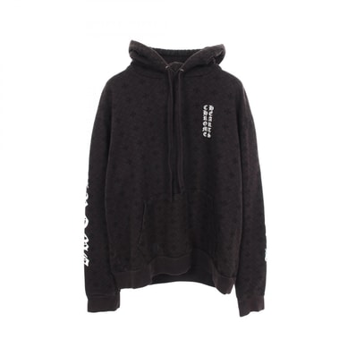 Chrome Hearts CH Plus All Over Print Horseshoe Hoodie "Black"