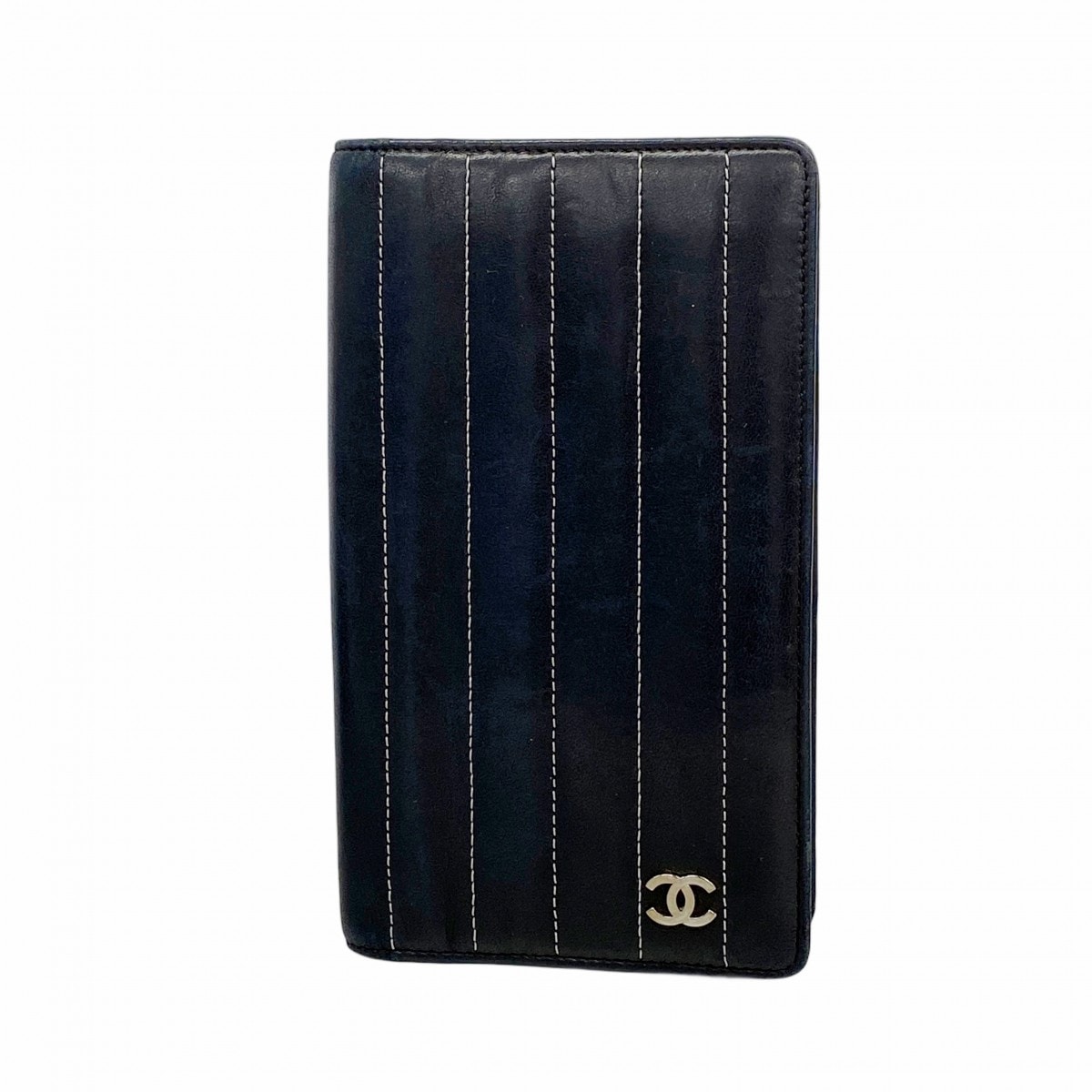 C (やや傷や汚れあり)】【6fa0344-k】シャネル 長財布 ニュー